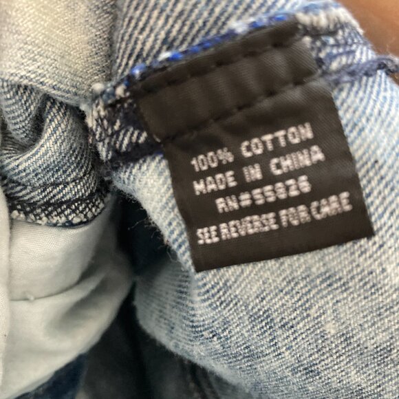 Blue Identity Women's Distressed Stone Washed Denim Vest Size XL - Picture 6 of 10